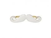 Anel Duplo Mustache Branco