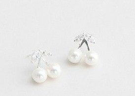 Brinco Cereja com Perolas