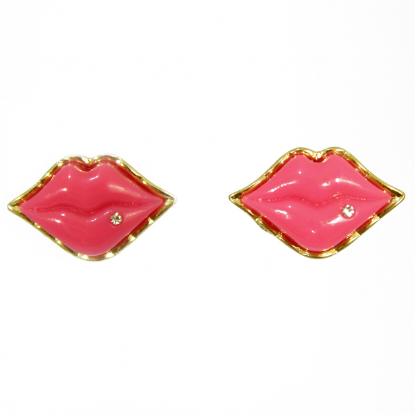 Brinco Boquinha Pink